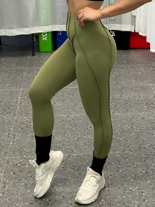 2 Pack Women's Quick Dry High Waist Tummy Control Yoga Pants Workout Leggings With Side Pockets