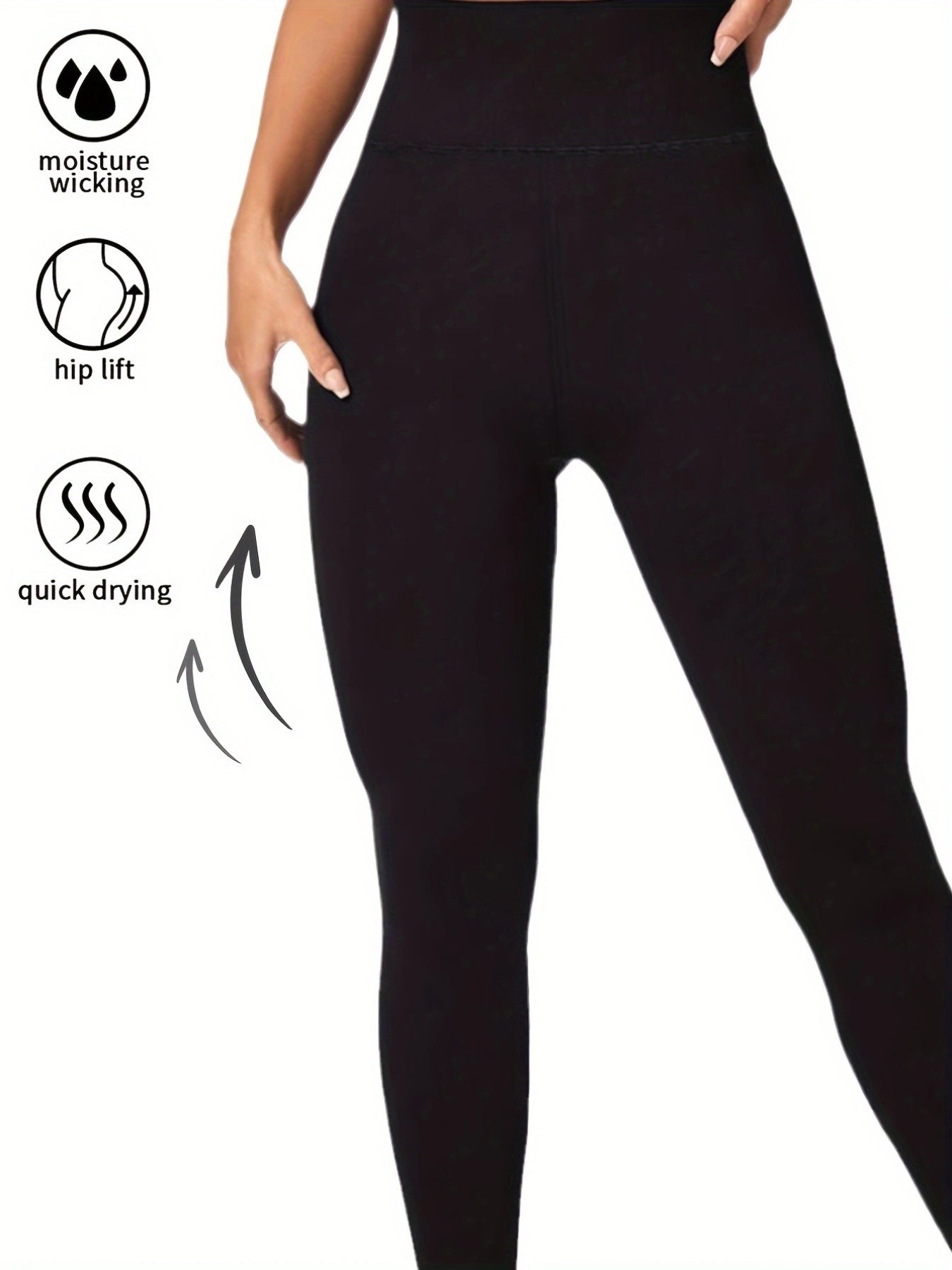 4 Pack Women's Thermal High-Waisted Yoga Pants - Tummy Control Butt Lifting Leggings